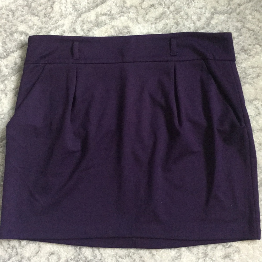 Purple skirt